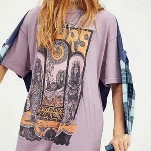 NWT Free people x Daydreamer size S The Doors oversized Tee